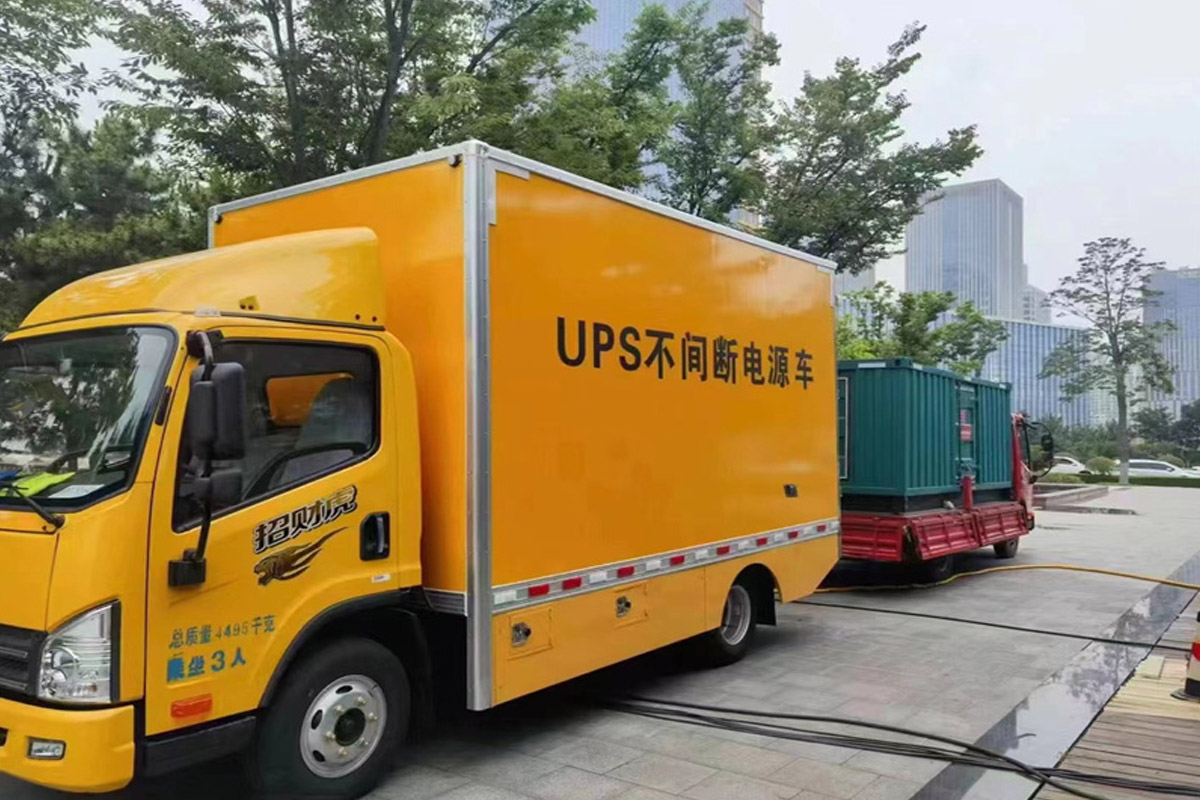 神农架发电机租赁施工现场
